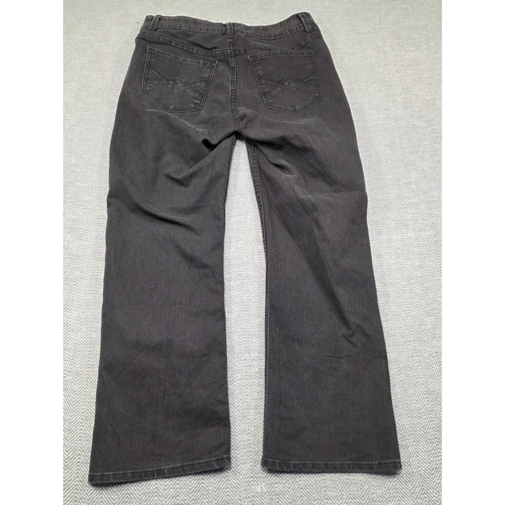Riders by Lee Black Bootcut Jeans Womens 12P Mid Rise‎ Stretch Denim 130T490